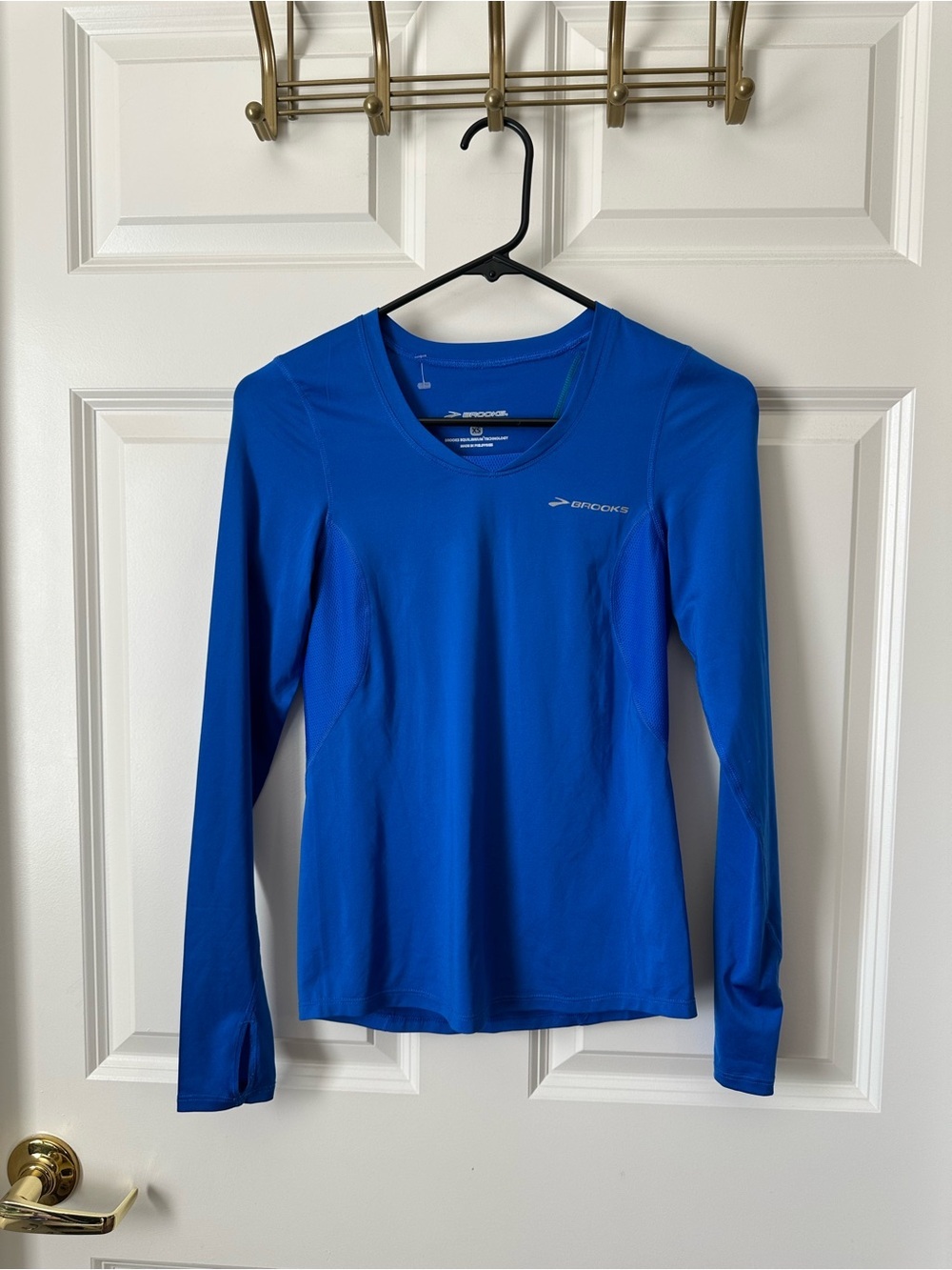 Brooks Equilibrium II Longsleeve Women's Sports Shirt Blue Size XS
